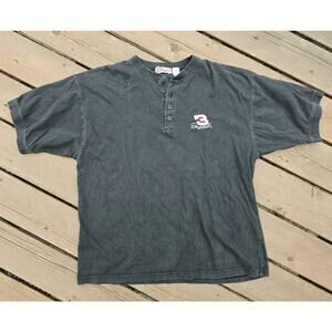 Vintage Dale Earnhardt NASCAR shirt Size: XL Henley Style Faded Grunge